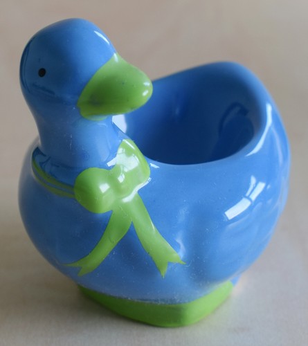 Bird egg cup - duck, with