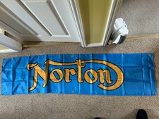 Norton Motorcycles Banner Flag  - New