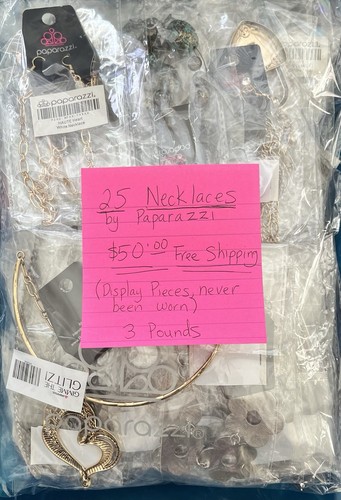 Piece necklace lot by - piece,