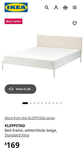 Kleppstad bed frame - kleppstad,