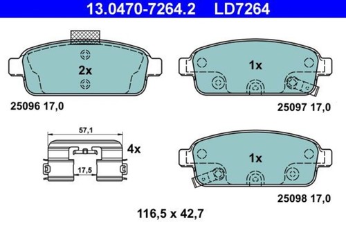 Disc ceramic brake - disc, pad