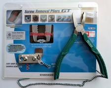 SCREW EXTRACTOR REMOVAL PLIERS stripped damaged ENGINEER PZ-58 instore demo pack