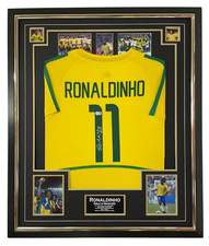 RONALDINHO Signed Shirt Jersey Beckett Authenticated! BRAZIL LEGEND