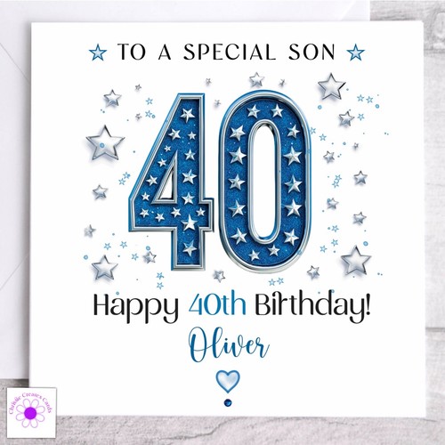 Personalised 40th birthday - 40th,