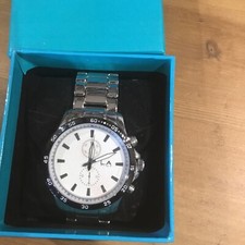 Gents LA Time Chronograph Style Watch With Stainless Steel Bracelet. BNIB. 119G