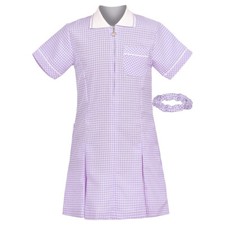Girls Gingham Check School