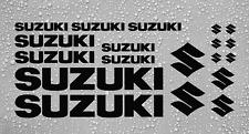 19 Piece Suzuki Decals Stickers, For Tank Motorcycle Bike Bandit Gsx Gsxr Sv650 