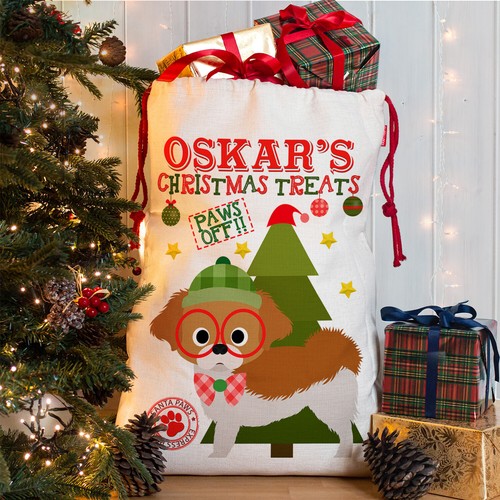 Personalised dog christmas - personalised,