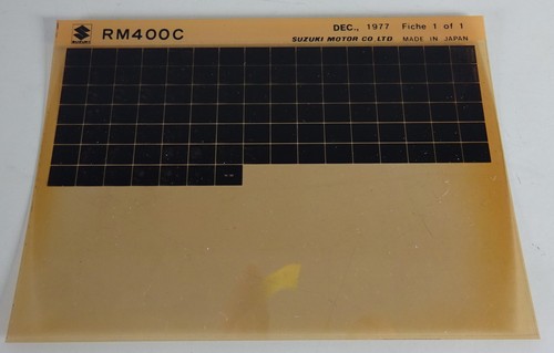 Microfiche spare parts - parts, catalog