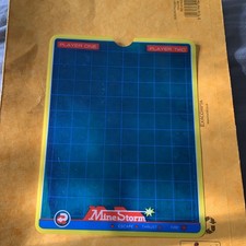 Vectrex Minestorm Overlay - original vintage retro 1982 over lay very rare 