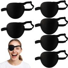 6-Pack Black Reusable Eye
