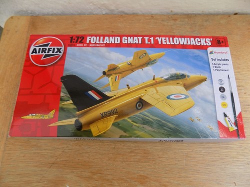 Sealed airfix folland - airfix, gnat