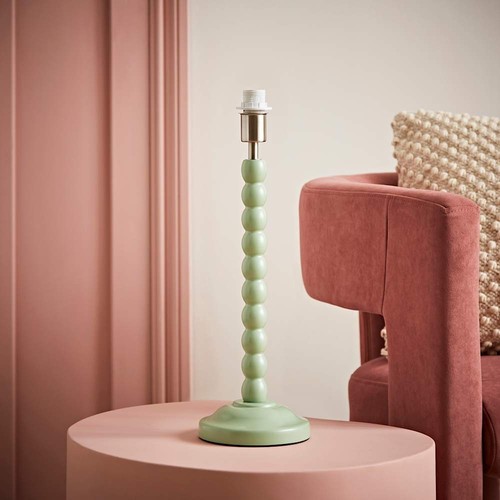 Pastel bobbin table lamp base - lamp,