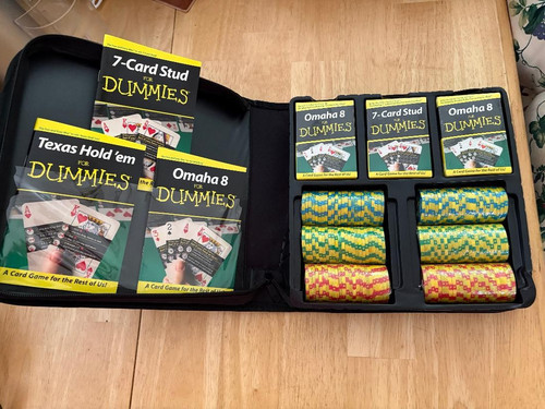Poker for dummies kit chips - for,