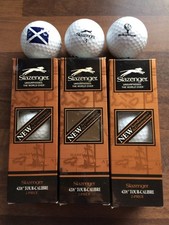 Slazenger 420t Three sleeves of 3  tour  calibre 2 piece golf balls with logos