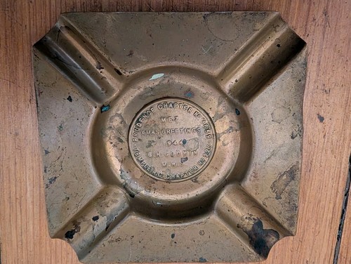 Vintage brass ashtray from - vintage,