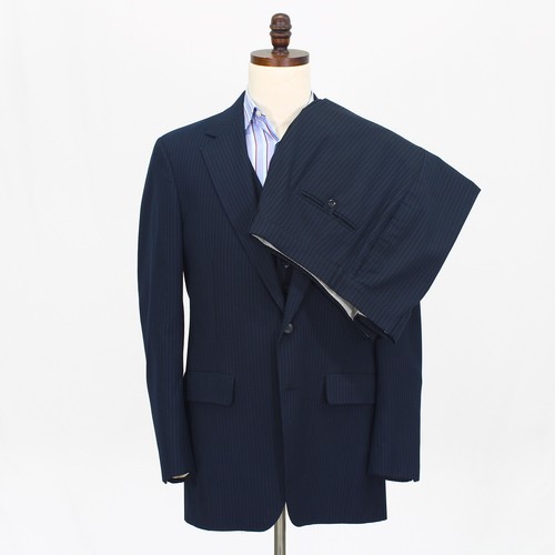 Vintage 80s 40l 34x33 navy - vintage,