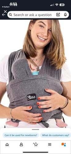 Koala baby sling carrier and - koala,