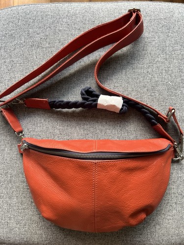 White stuff leather - leather, sling