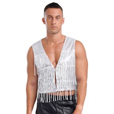 UK Men's Dance Shiny Shirt