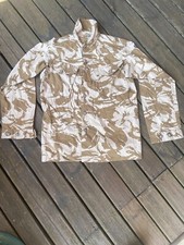 BRITISH ARMY DESERT SHIRT DPM CAMO TROPICAL COMBAT JACKET MILITARY SURPLUS CADET