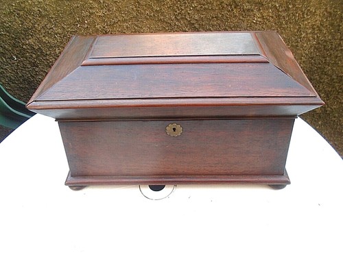 Large antique rosewood tea - large,antique,