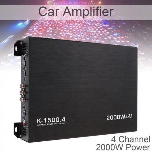 Channel car amplifier 2000 - 4,