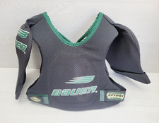 Bauer SP100J Ice Hockey Shoulder Pads Large (L/G) Youth Protection Vest Black.