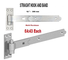 12" STRAIGHT BAND and HOOK T