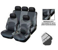 Car Seat Covers Black Grey