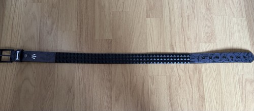Skull vegan studded belt - belt,