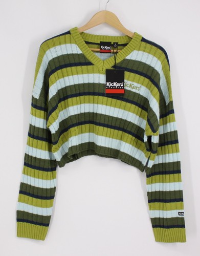 Kickers womens stripe cropped - kickers,