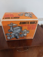 Vintage MOULINEX Jeannette Mark 3 243 Electric Meat Mincer, Juicer Retro - Works