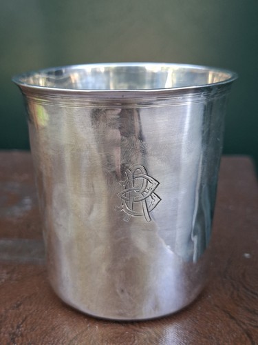 Massive silver timbale - silver,
