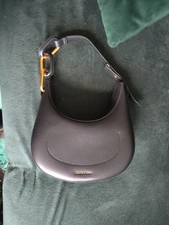 Leather Charles & Keith clutch bag