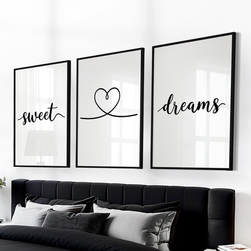Sweet dreams wall art heart - wall,