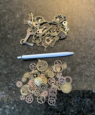 2 Bags of Metal Keys And Cogs