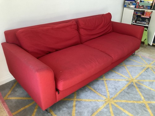 Red fabric habitat lyle - red,