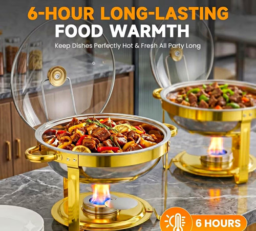 Round full size chafing - full,