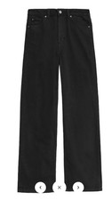 M & S Womens Denim Wide Leg Stretch Jeans Pants Flare Trousers 7 colour £39.50