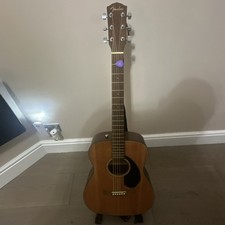 Fender CC-60S Mahogany Concert Acoustic Guitar, Natural, Walnut