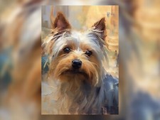 Yorkshire Terrier Portrait Oil