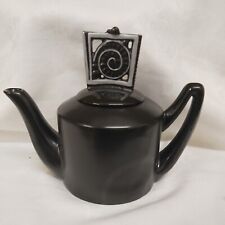 Teapot. Black. Artist Gallery . Unique.  600ml capacity 