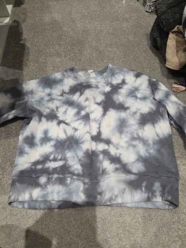 Tie dye cropped jumper - dye, s