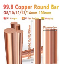 Pure 99.9 Copper Round Bar For