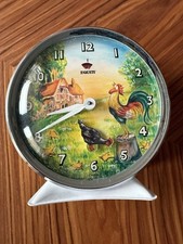 Vintage Retro Equity Alarm Clock, Mechanical, Cockerel Theme,Old Stock Brand New