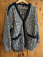 Bella Freud Cardigan Size S Small - Black and White