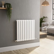 Sorrento White Horizontal Oval