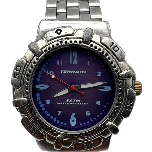 Terrain purple dial quartz - dial,