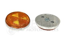 Orange motorcycle reflectors - orange,